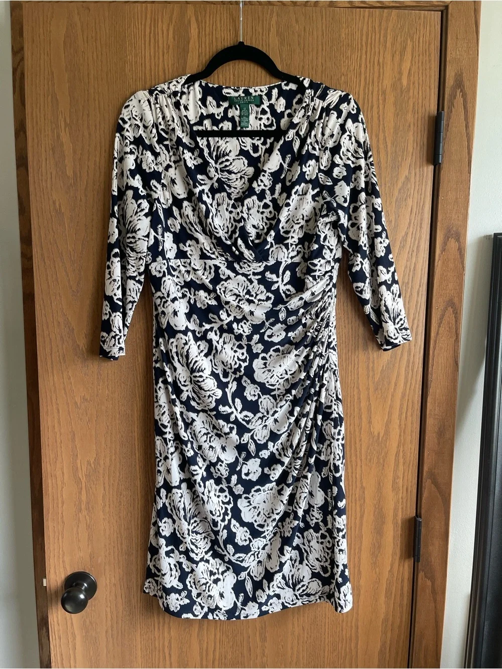Ralph By Ralph Lauren Floral Print Faux Wrap Dress
